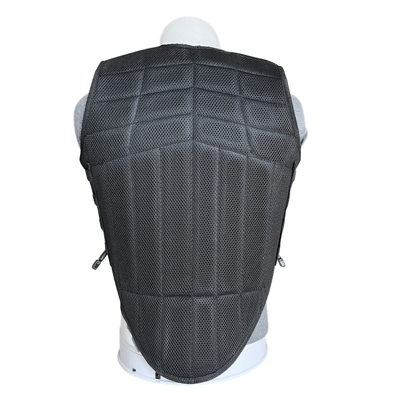 Outdoor Equestrian Activities Essential Certified Block Foam Padded Black Unisex Vest