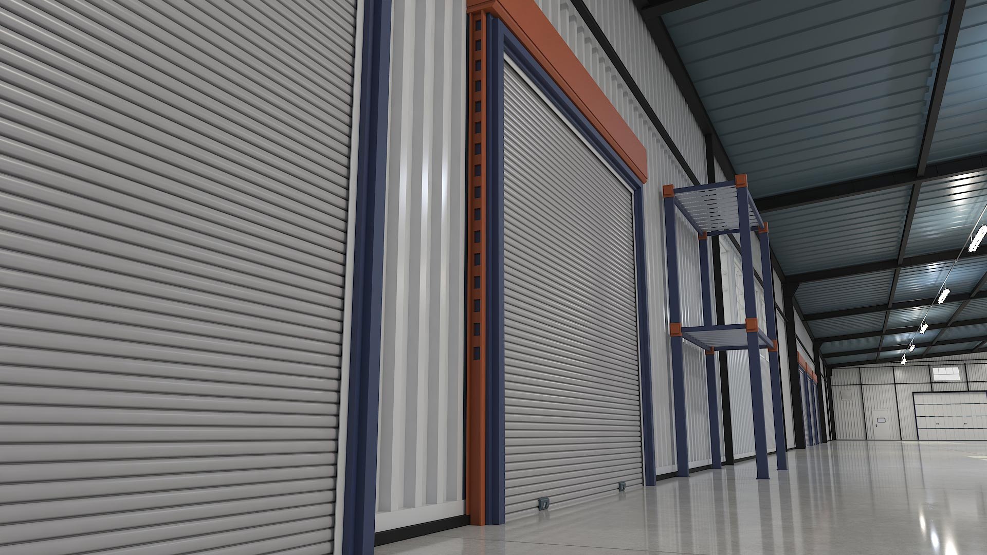 Customized Warehouse Steel Structure Building For Industrial / Civil Buildings