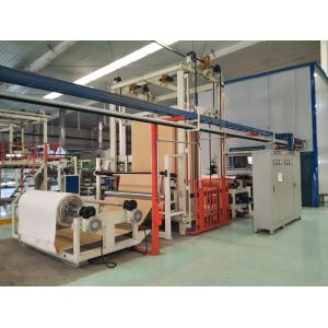 Buy cheap Frequency Control PVC Carpet Backing Machine Conduction Oil Heating Mode product