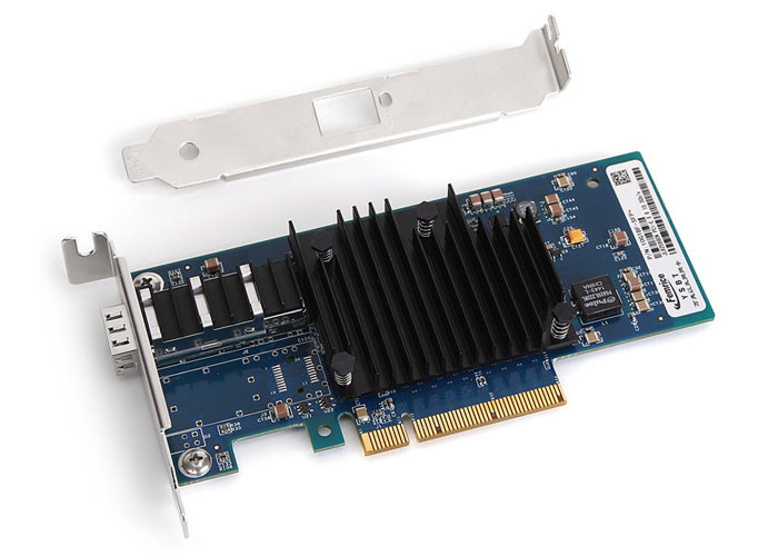 10G Single Port Gigabit Ethernet Wired Network Adapter 10G Ethernet LAN Card Fiber Server NIC With Multimode Module