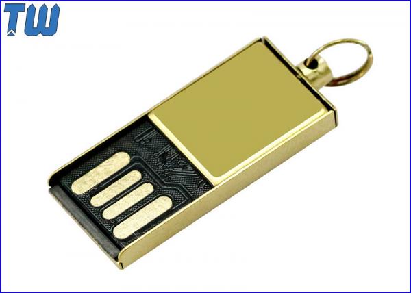 Quality Golden Tiny Metal UDP Chip 128GB USB Memory Stick Thumb Drives for sale