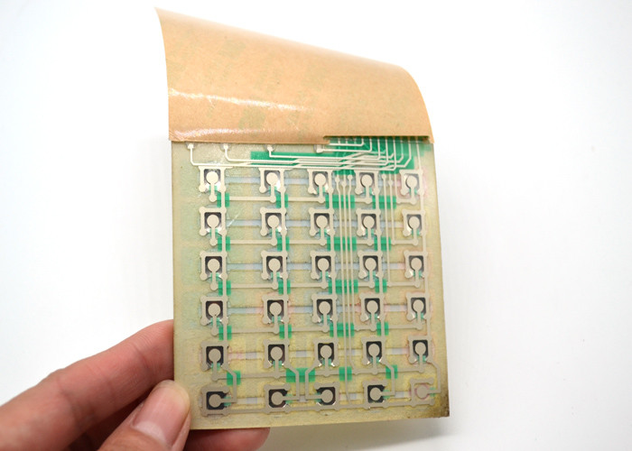Flat / Embossed Tactile Membrane Keypad , Push Button Membrane Switch