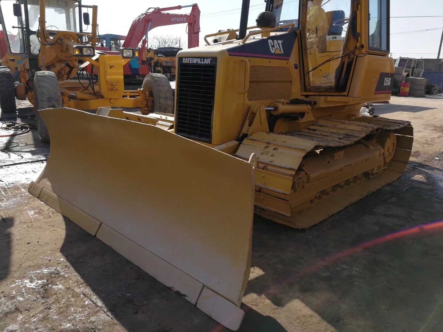 Used CAT D5G LGP Bulldozer With Ripper/Second Hand D5G bulldozer with 6 Way Blader