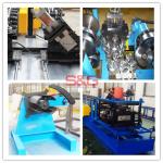 Customized steel frame Z shape purline roll forming S&G machinery, Working
