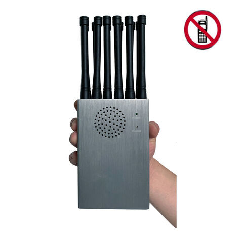Mobile Phone Signal jammer 12.0W 5G Phone Jammer Temperature Lower than 40℃ Work 4.0 Hours,12000mAH Battery