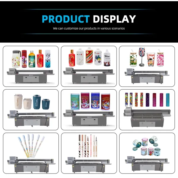 High Quality Cylinder Flatbed Printer Glass Printing Machine Bottle Printer