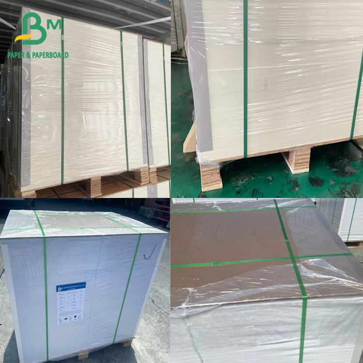 Frozen Food Packaging Kraft Paper White Coated Kraft Back For Food Boxes