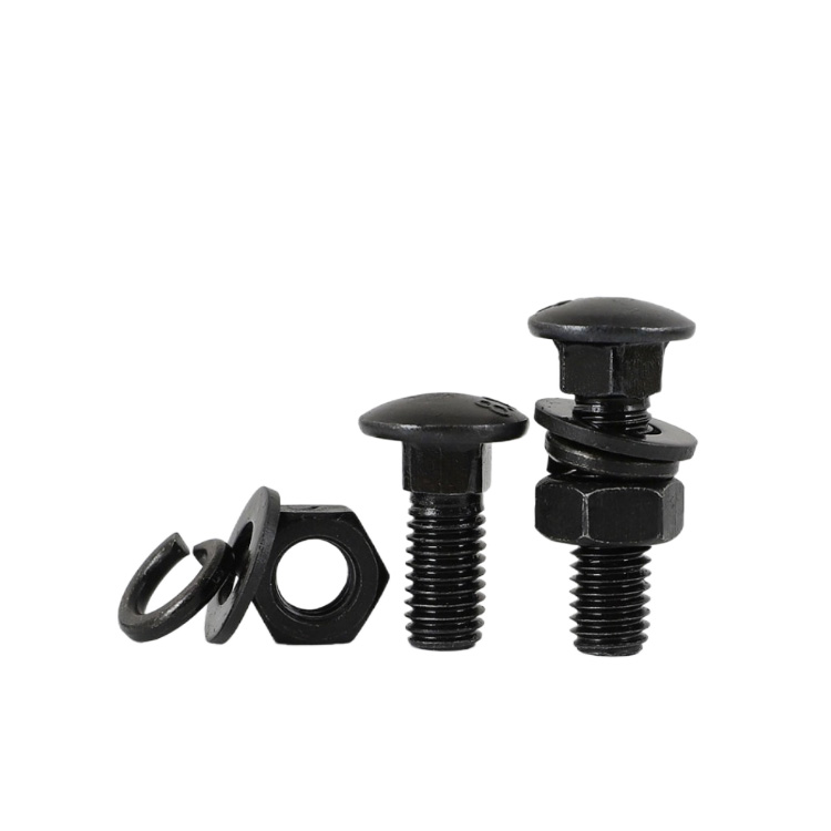 DIN603 Zinc Plated Mushroom Square Neck Carriage Bolt M4 M6 M8 M10 M12 100mm Length OEM