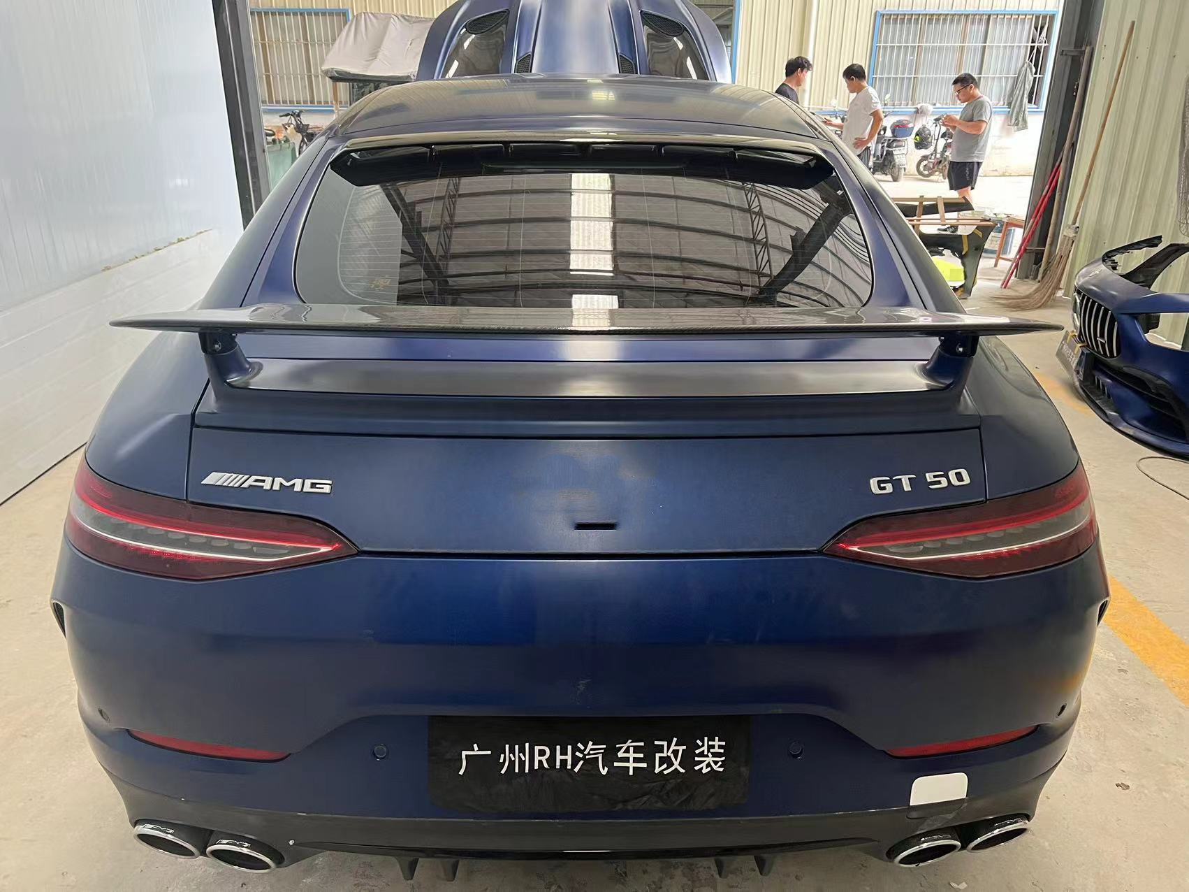 For Mercedes-Benz AMG GT50 GT53 GT63 Carbon Fiber Spoiler AMG GT50 GT53 GT63 Carbon Fiber Top Wing Spoiler Body Kit