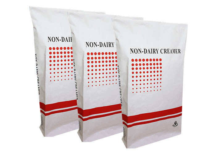 20kg 2 Layers Or 3 Ply Multi Wall Paper Sacks Flour Milk Powder Packaging