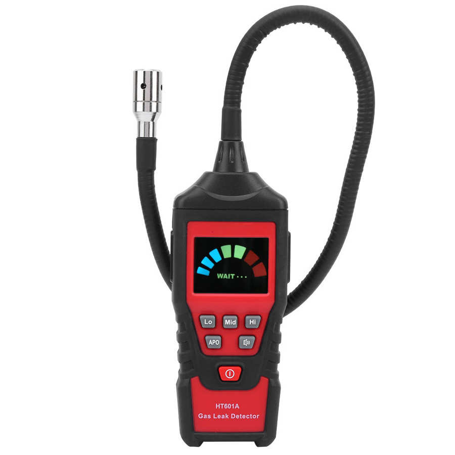 40cm Goose Neck 10000ppm Smart Gas Leak Detector , Handheld Gas Leak Detector