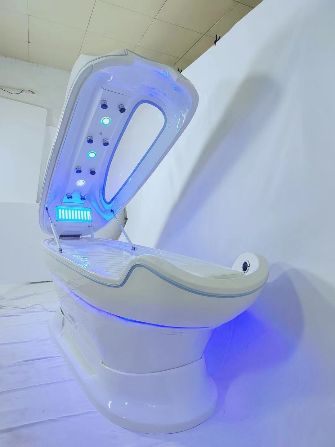 Remote control Electric Ozone Sauna Spa Capsule Massage System
