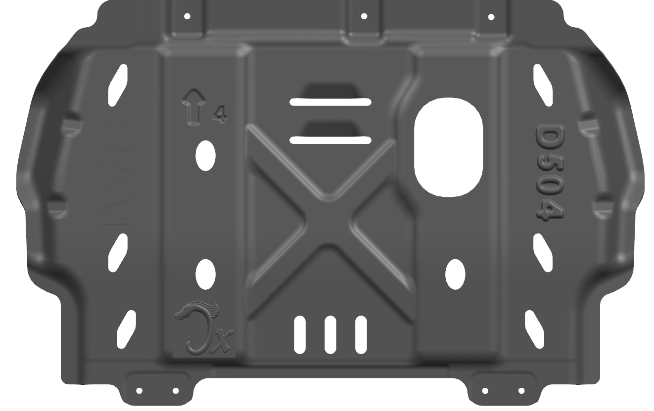 Protection Function Car Engine Under Cover Chassis Guard Board for DONGE RAM