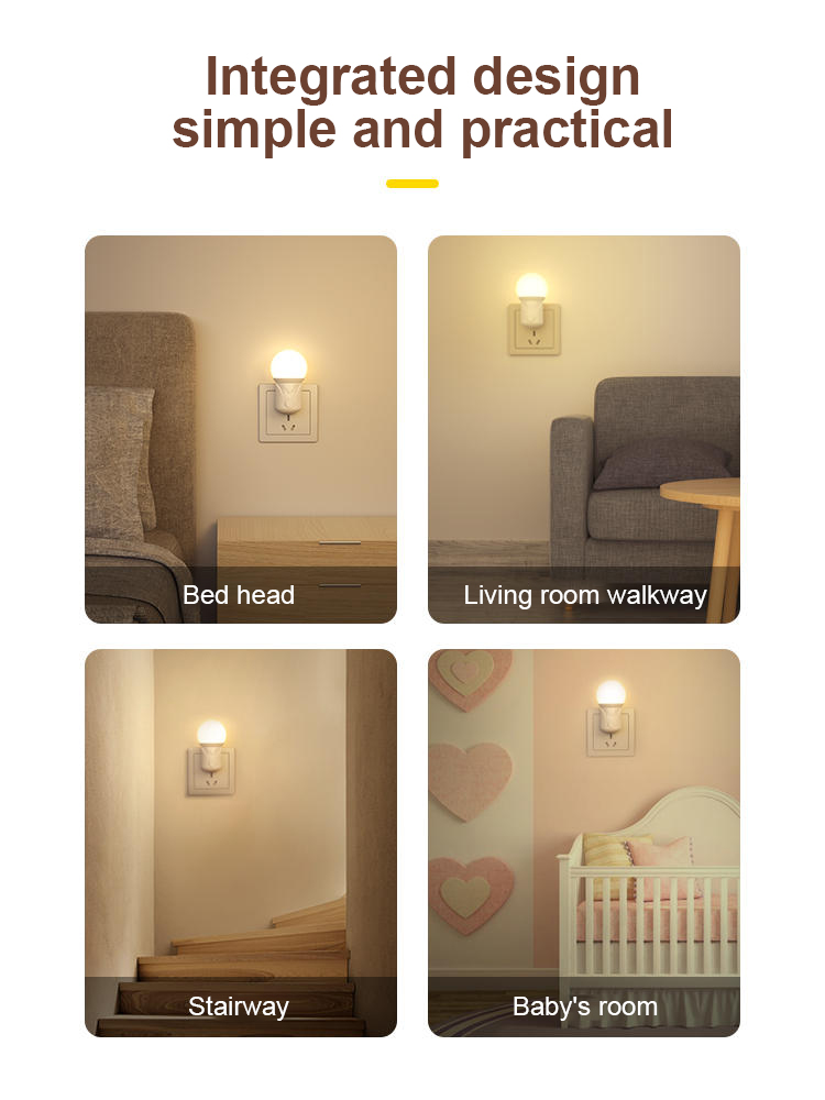 Energy-saving LED Plug-in Night Light for Baby Nursing and Eye Protection in Bedroom