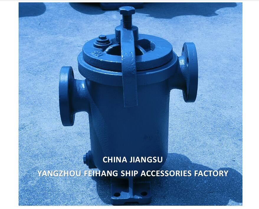 Marine Simplex Fuel Strainer JIS F7209 5K-125A JIS F7209 CAST IRON BODY STAINLESS STEEL FILTER ELEMENT