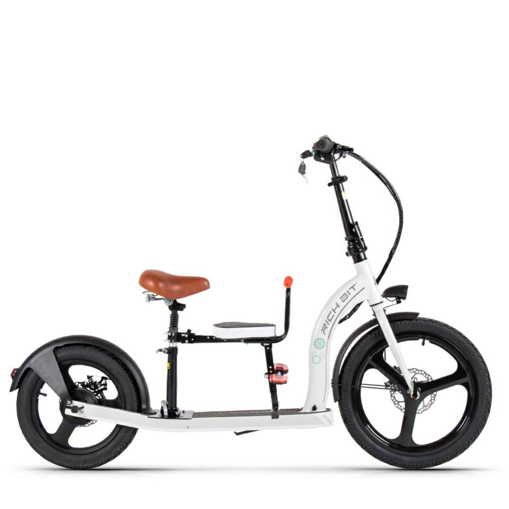 Two Wheel Stand Up Electric Scooter Cycle Seg Front 20In Rear 16In RICH BIT H100