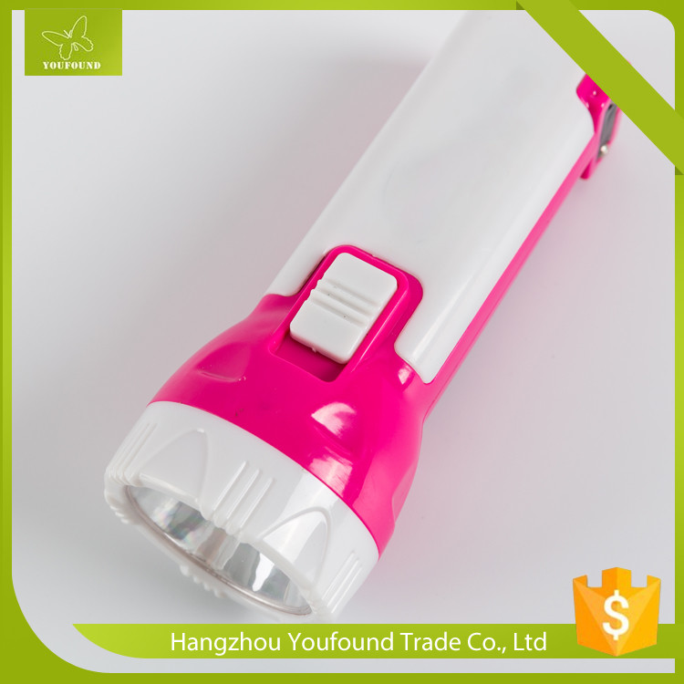 SD-5120 ABS Plastic Hand Press LED Flashlight Torch