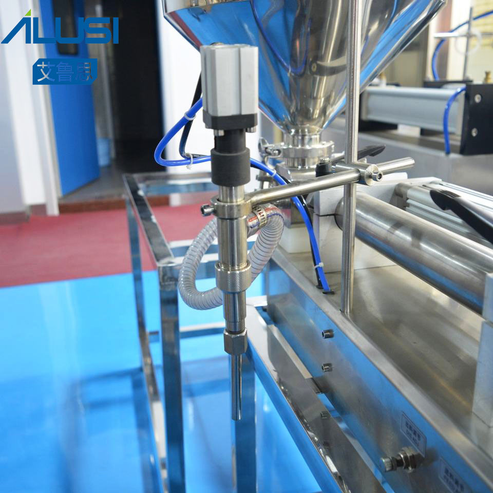 SS304 Liquid And Paste Filling Machine 50-500ml Horizontal Pneumatic Piston Filler