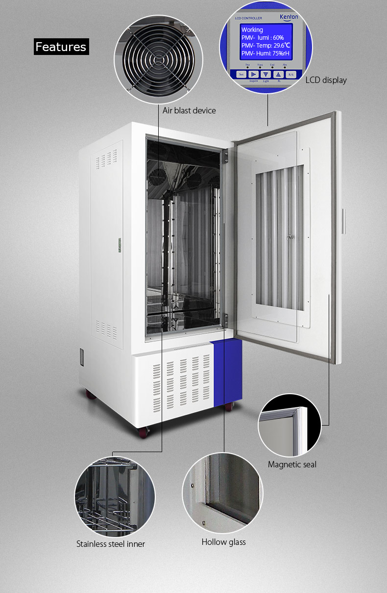 Environmental Climate Test Chamber 300L Lab Constant Temperature Humidity Incubator