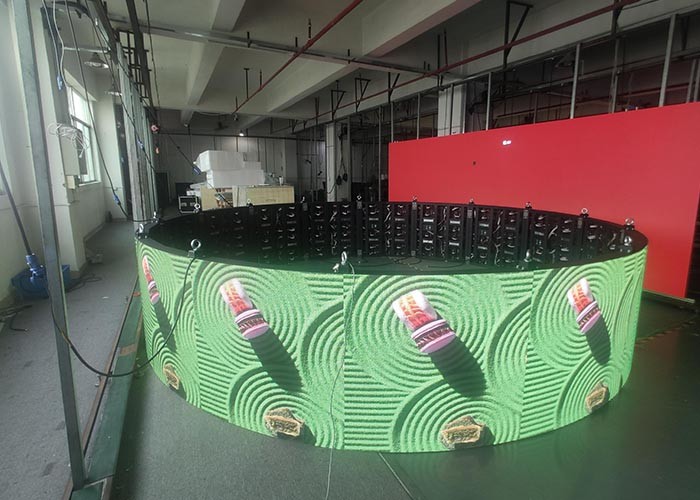 Full Color Flexible LED Displays Panel p3 indoor led module 1200cd