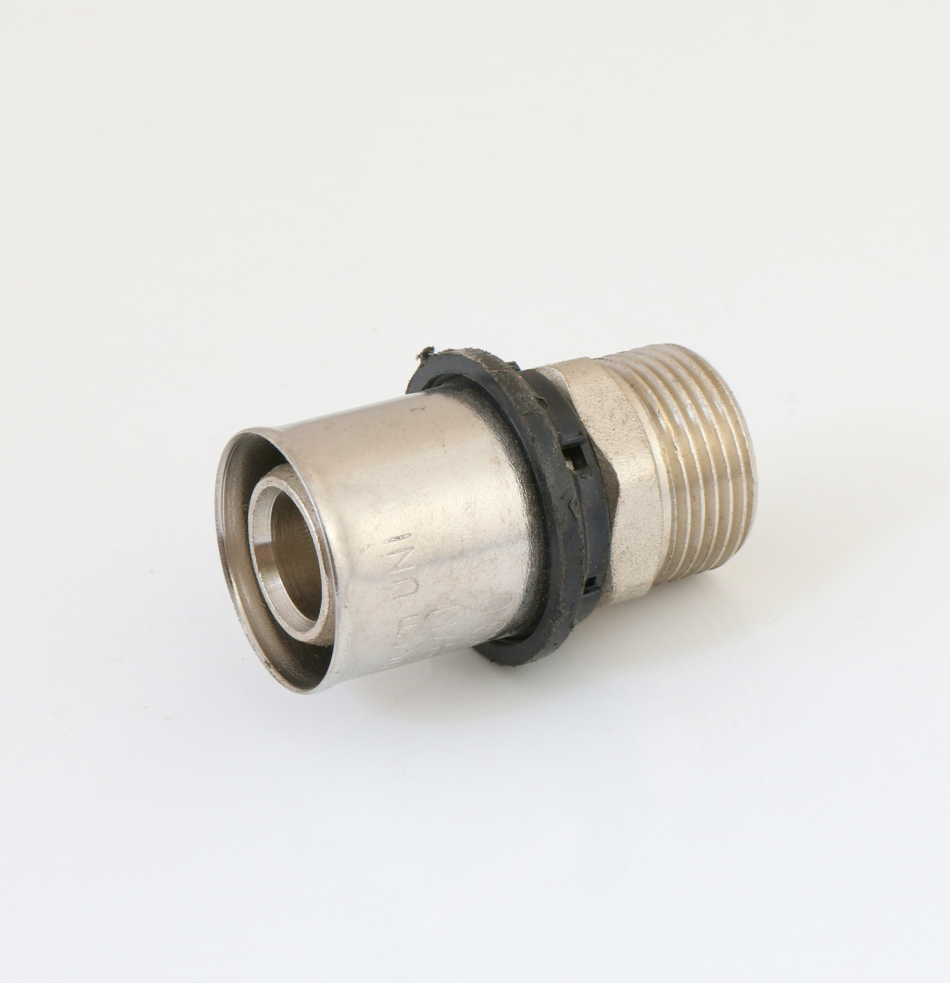 Brass press pipe fitting th type wallplate elbow female connector for pex al pex plumbing fittings
