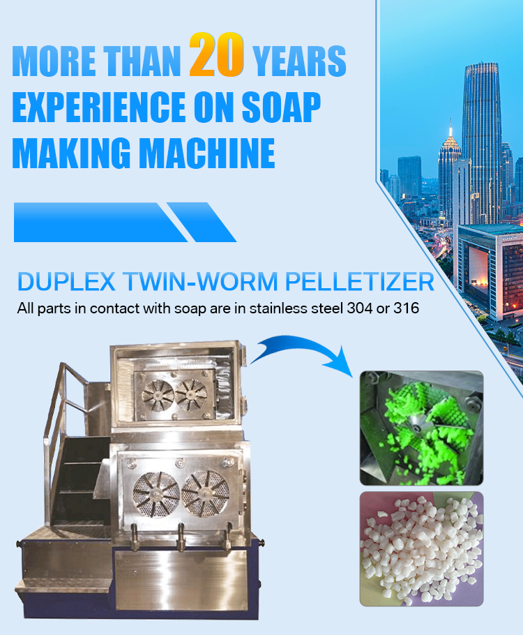 Soap Production Line Saponification Plant Equipment Soap Noodles Making Machine