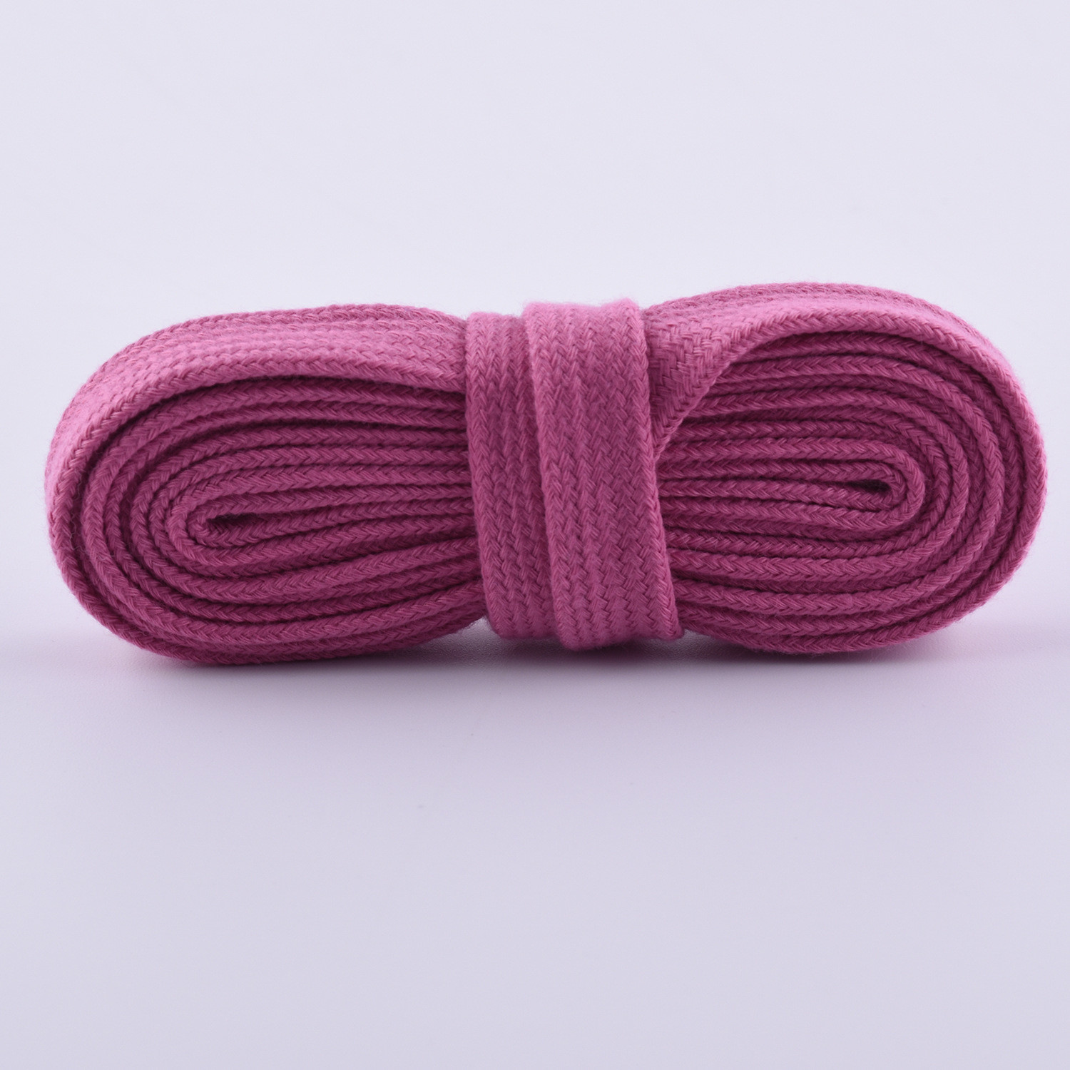 12mm Flat Braided Cotton Cord ISO14001 Coloured Macrame Cord
