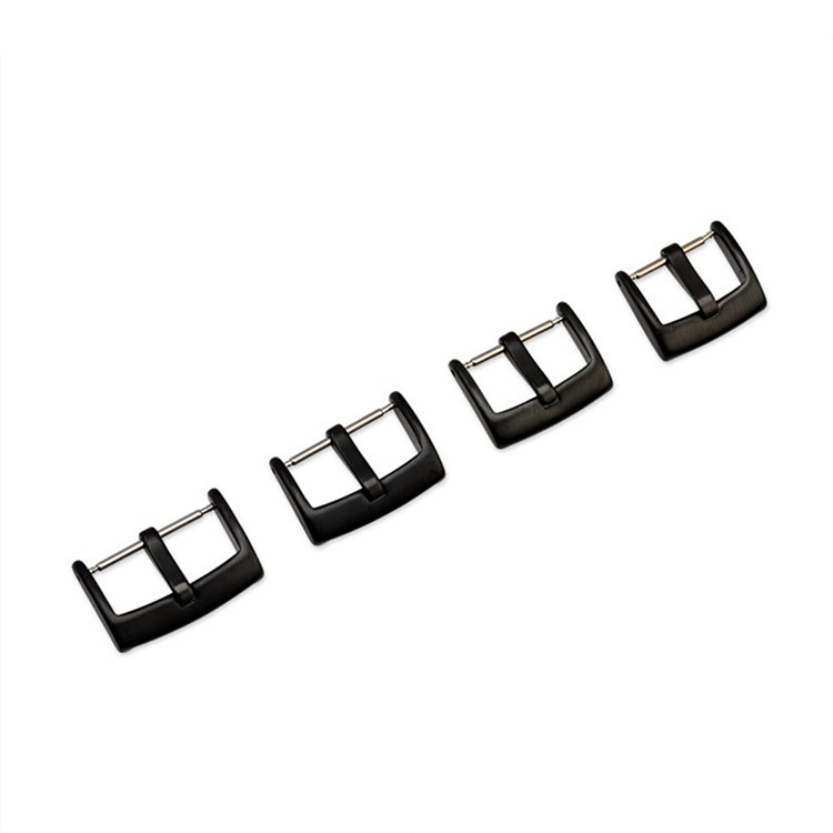 Curved Watch Strap Buckle Stainless Steel Polish Brush Band Pin Clasp Watch Buckle 16/18/20/22mm