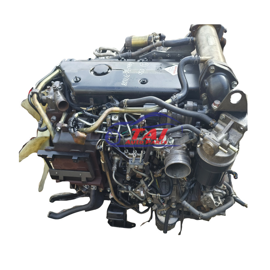 4HK1 Euro III Euro IV Isuzu Engine Spare Parts Engine Assembly With Gearbox For NPR