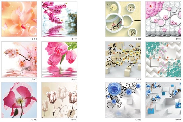 New design single Digital print blackout 3D roller blinds fabric