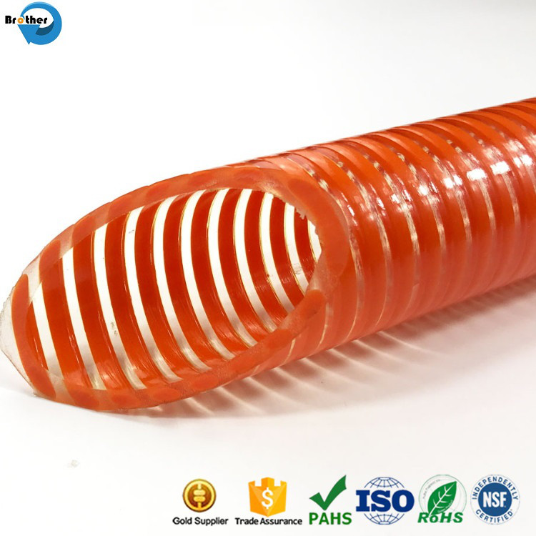 Heavy Duty Grey PVC Suction Hose Ventilation Hose Flexible Hose