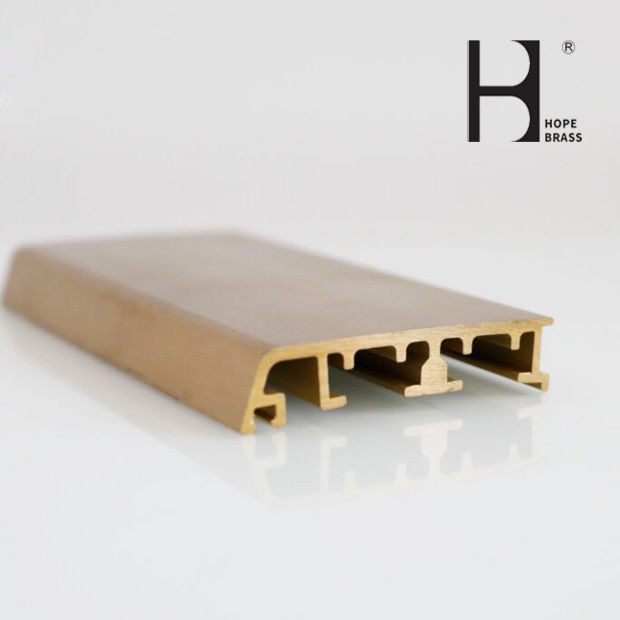 OEM Shining Water Resistant Brass Door Frame Long Using Life