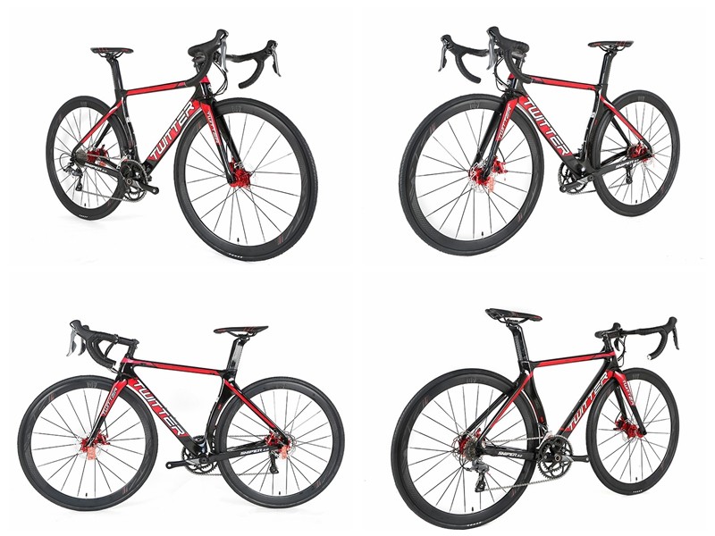 Clairs 16 speed Carbon Fiber Road Bike 700C thru axle Disc Brake frame