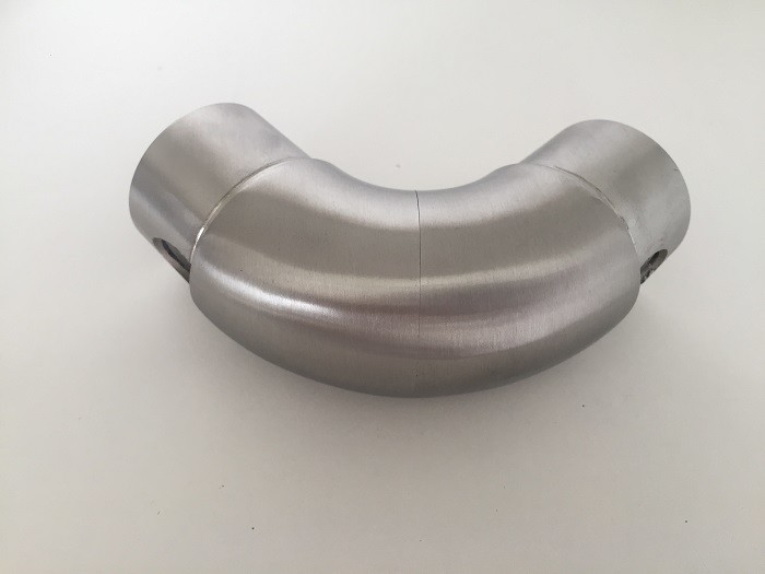 Aperture 20mm Terrace Railing SS 316 Brushed Wash Elbow