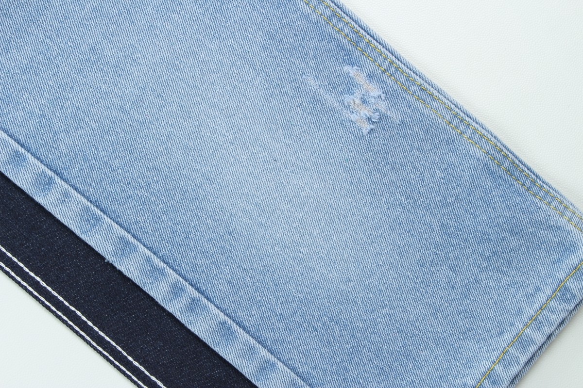 9000 Yards 13 Oz TC Denim Fabric In Dark Blue