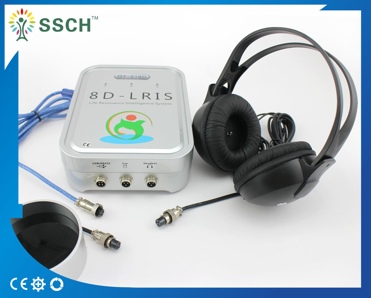 Mini Portable Professional 8D NLS Full Body Sub Health Analyzer with Bioresonance Software