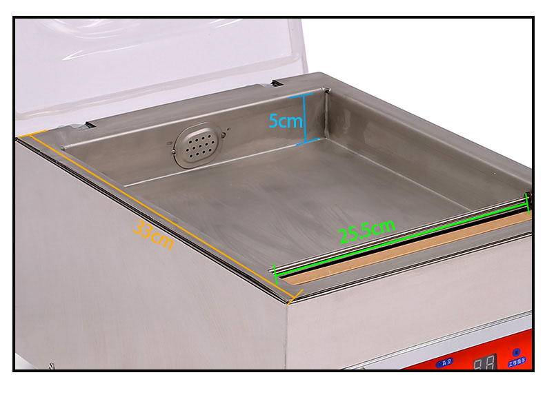 110V DUOQI DZ-260E Single Chamber Vacuum Sealer Packaging Machine with Easy Operation