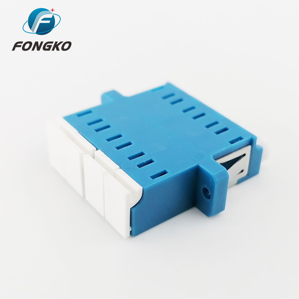 1550nm Singlemode Blue Fiber Optic UPC LC Connector Adapter
