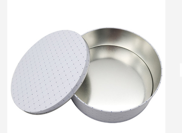 CMYK 10 Inch Round Cookie Tin 0.25mm Round Cookie Tins With Lids