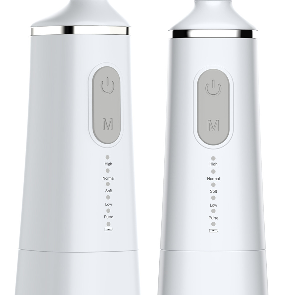 IPX7 Smart Water Flosser , USB Rechargable Oral Water Irrigator 5 Modes