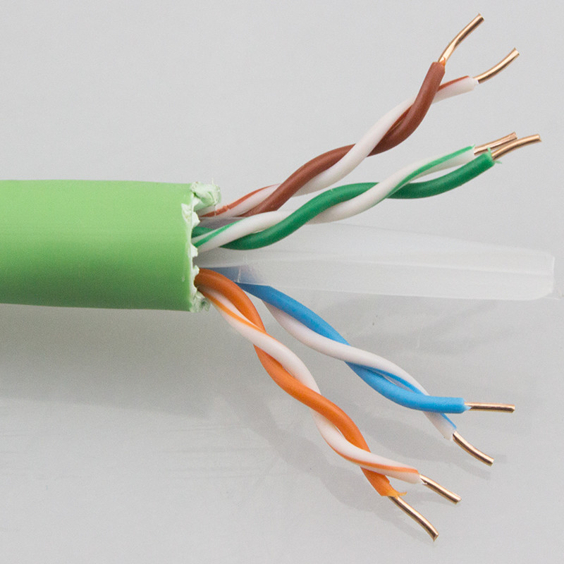 305M Lszh Networking Cat6A Lan Cable 500Mzh Solid Copper