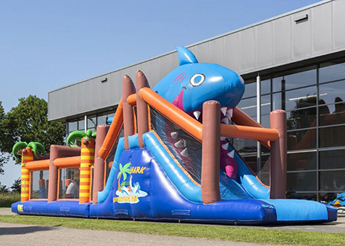 Giant Inflatable Obstacle Courses Bouncer Fun Time For Adults Rental