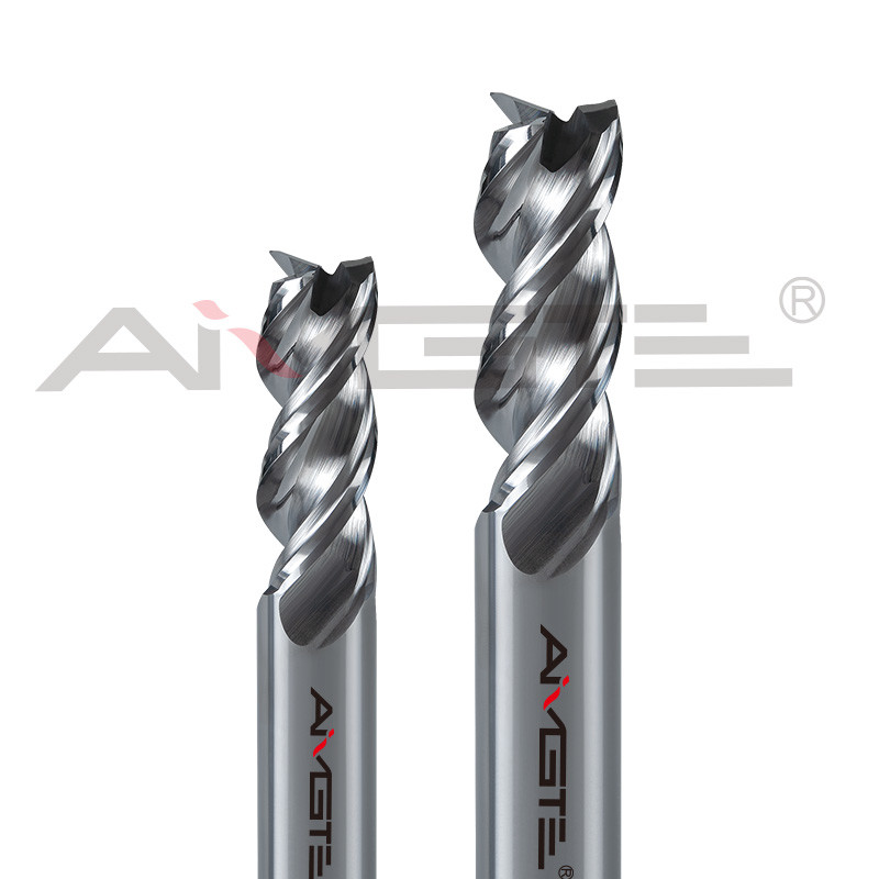 U Shape 3 Flute End Mill Uncoated CNC Milling Cutter 0.6μm For 700 Aluminium