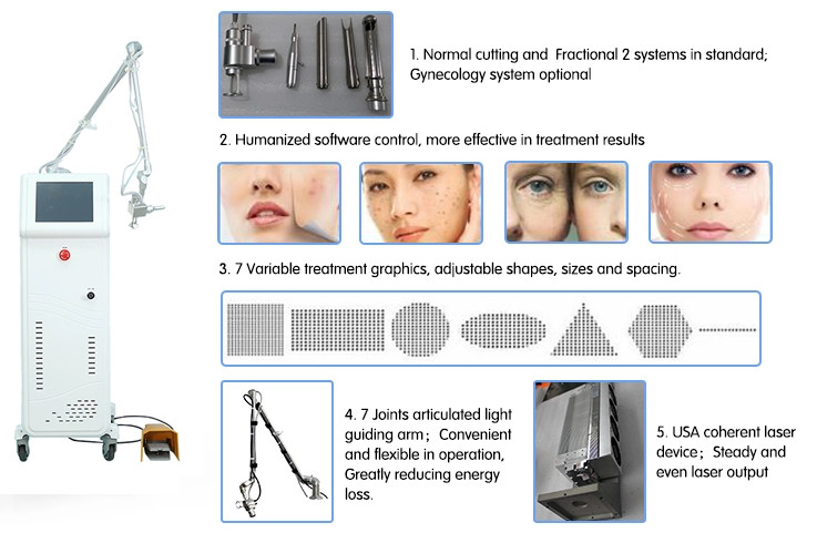 High Quality Fractional CO2 Laser scar removal beauty equipment
