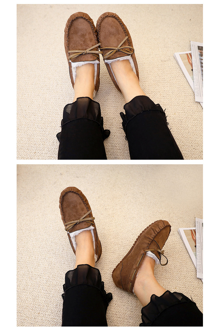 Autumn And Winter Pregnant Plus Size Shoes , Thick Plush Warm Cotton Soft Bottom Shoes