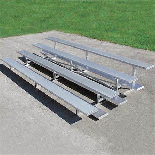 6061-T6 Aluminum Alloy L4000mm Seat Portable Outdoor Bleachers