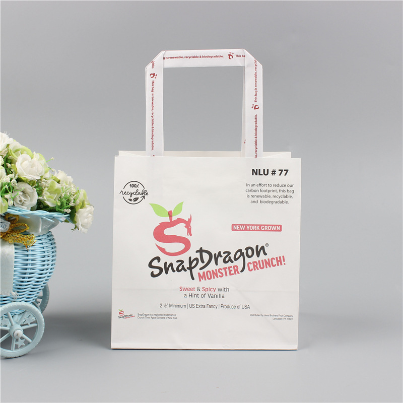 Nuts Kernels Custom Drink Coffee Tea Take Out Kraft Paper Bags With Logo For Drink Juice