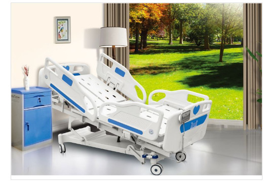 Corrosion Resistant Adjustable Beds Hospital Style With Side Rails
