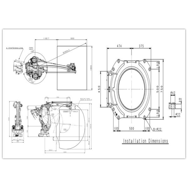Kawasaki Drum Palletizer Robot in industrial setting with suction gripper