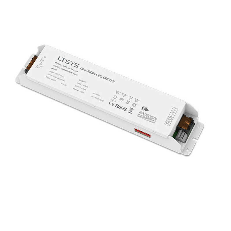 High Performance 24v Dc Led Driver , White Color 150W Led Strip Light Driver